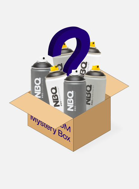 NBQ Spray Cans Mystery Box 48 pcs. (Graffiti Deals: gears, tools &amp; heavy hits)