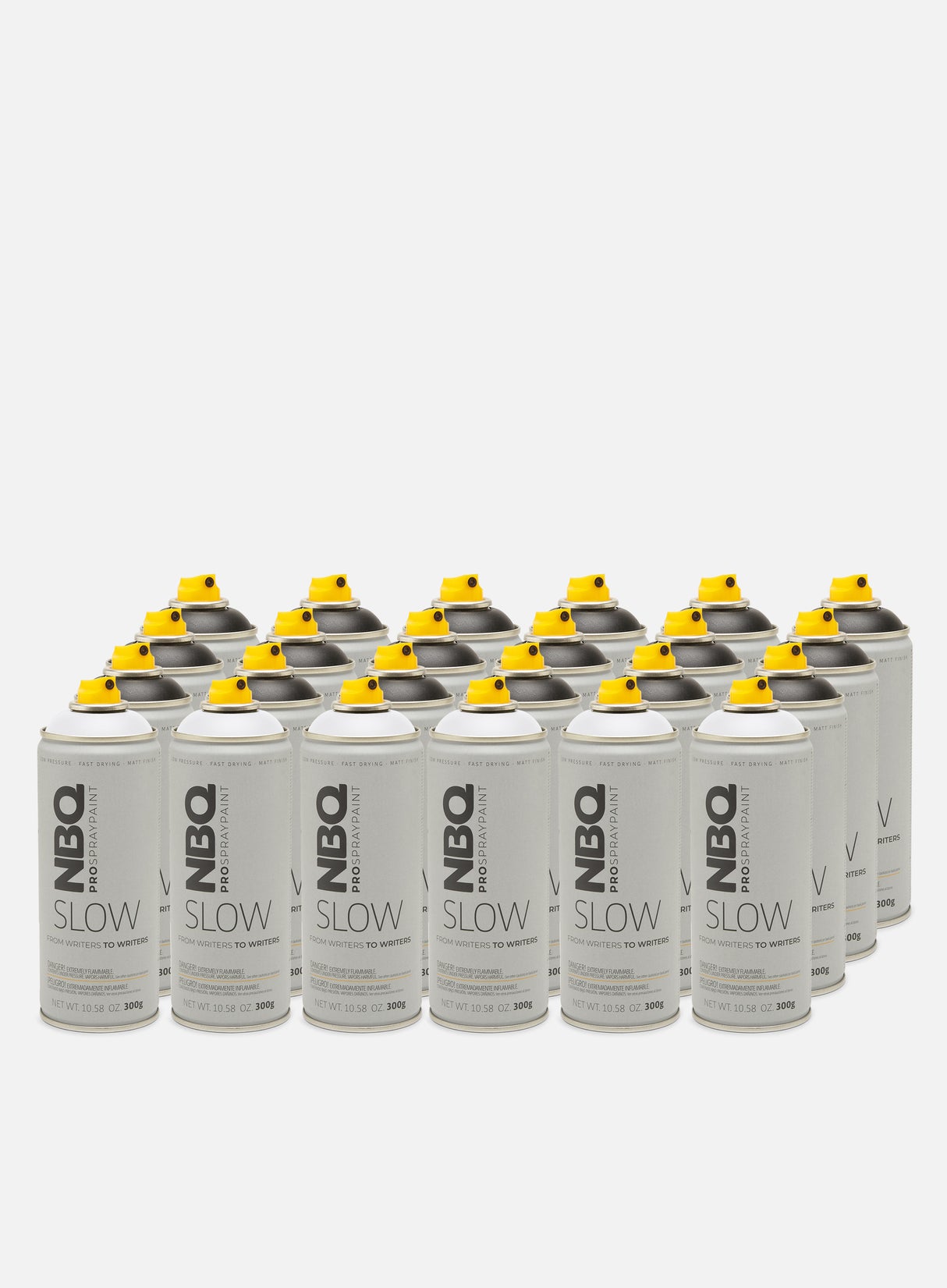 NBQ Slow 400 ml Black & White 24 Pack