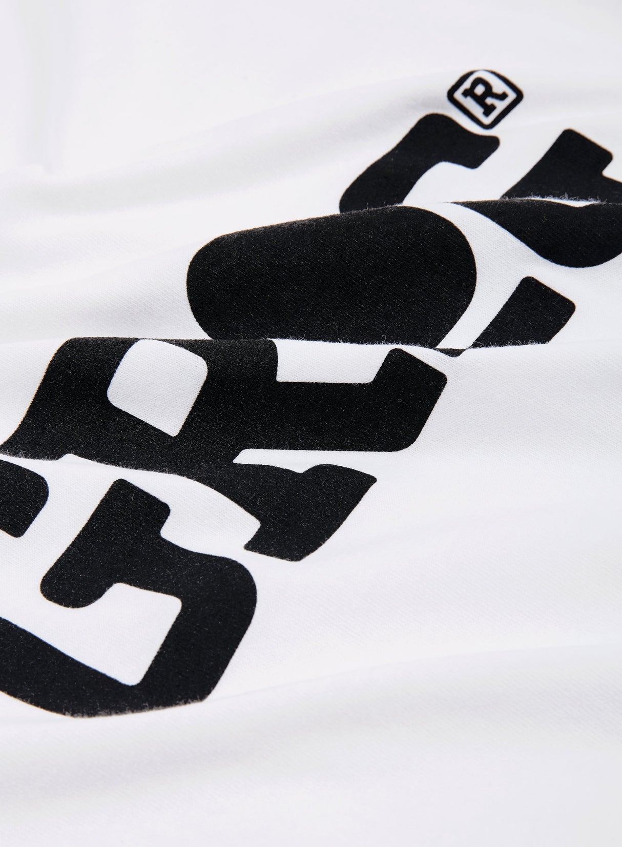 Grog Classic Logo T-shirt, White/Black