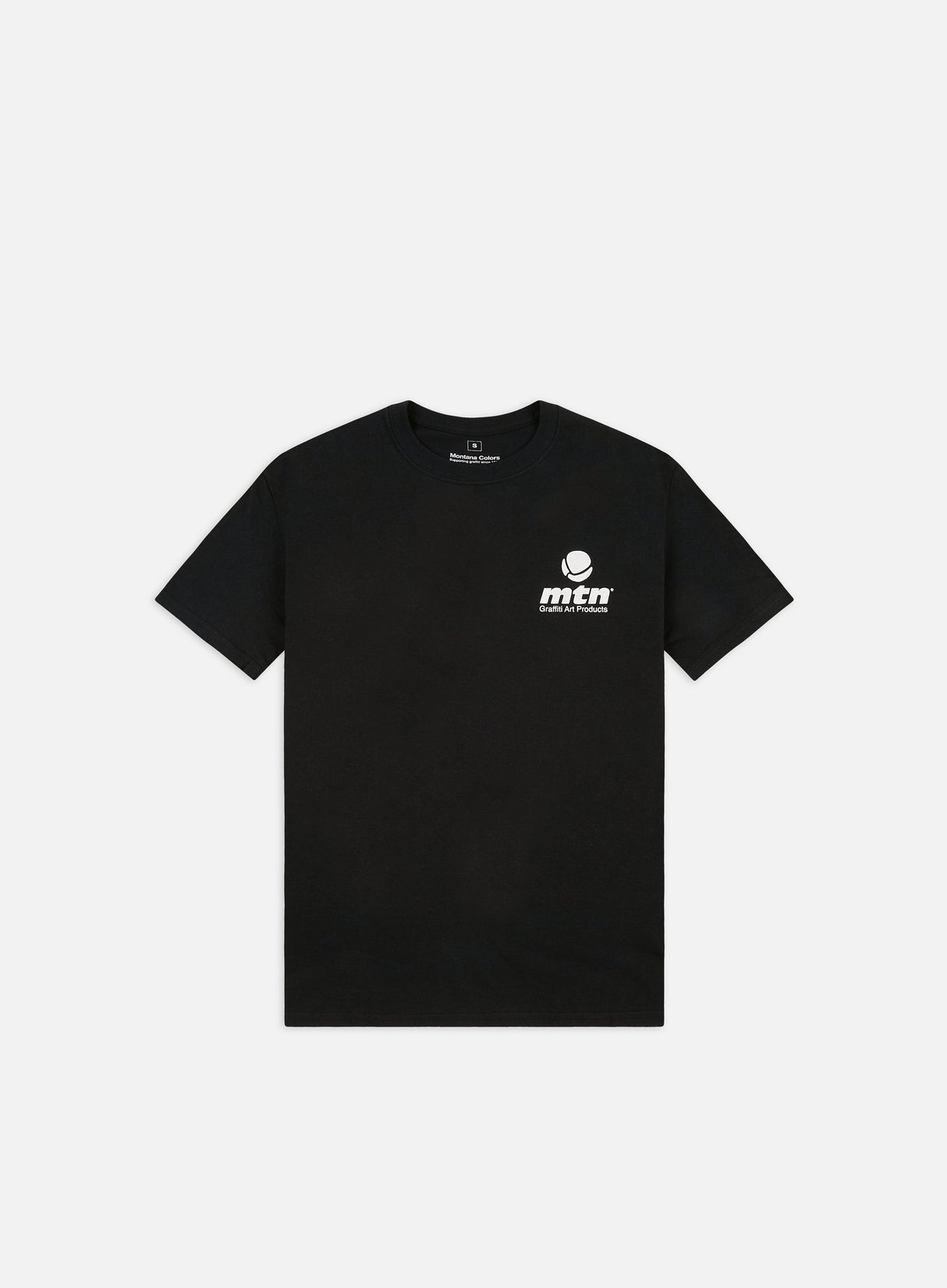 Montana Basic Back Logo T-Shirt, Black