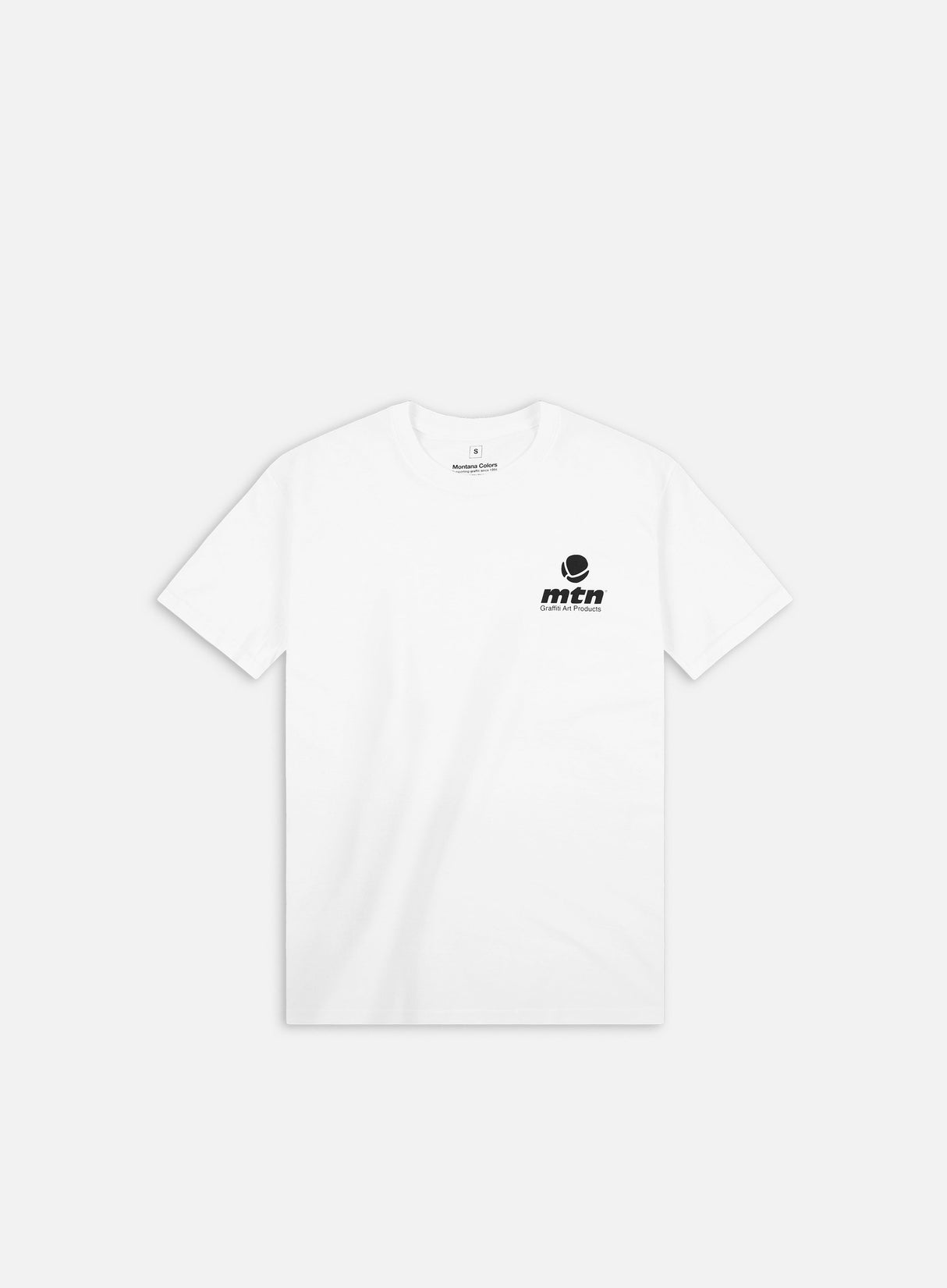 Montana Basic Back Logo T-Shirt, White