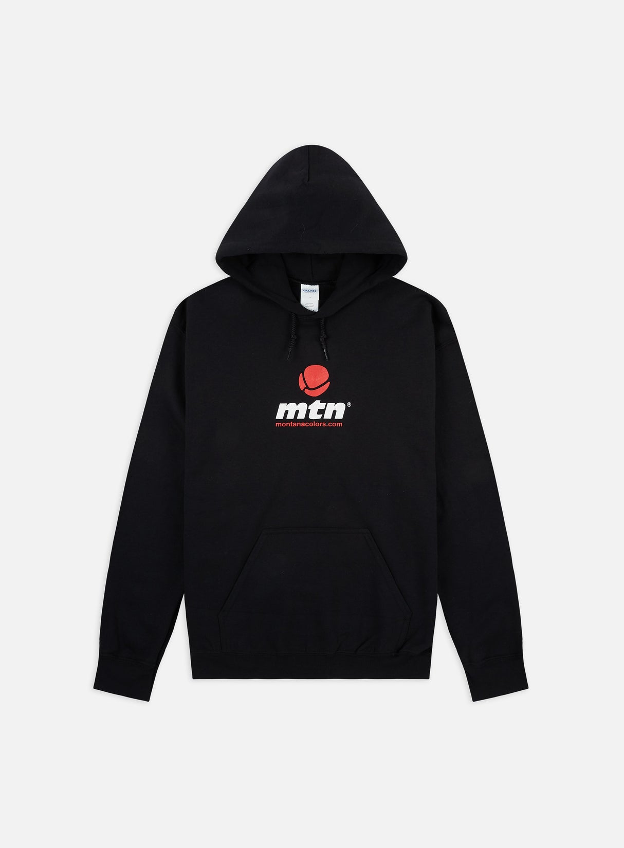 Montana Basic Front Logo Hoodie, Black