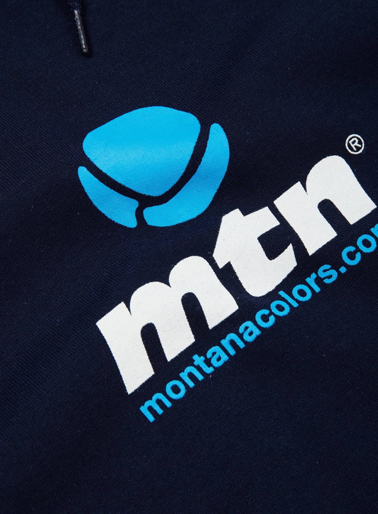 Montana Basic Front Logo Hoodie, Dark Blue