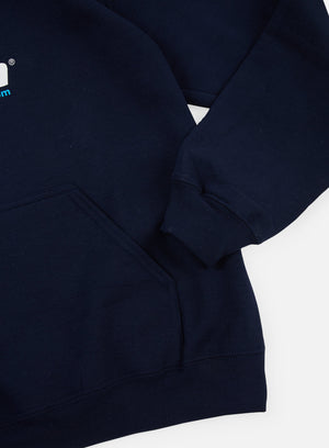 Montana Basic Front Logo Hoodie, Dark Blue