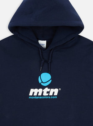 Montana Basic Front Logo Hoodie, Dark Blue