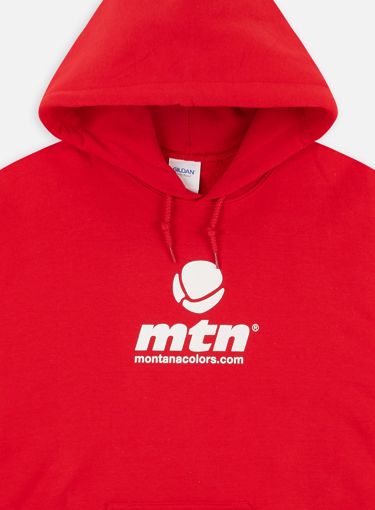 Montana Basic Front Logo Hoodie, Red