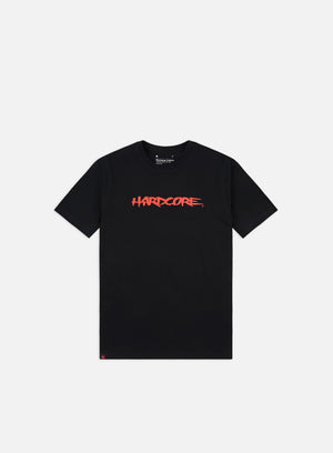 Montana Hardcore Front Logo T-Shirt, Black