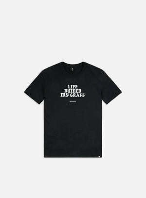 Montana Life Ruined My Graff T-shirt, Black