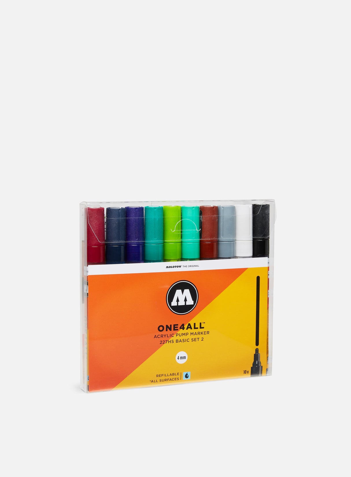 Molotow ONE4ALL 227 HS Basic Set II 10 pz