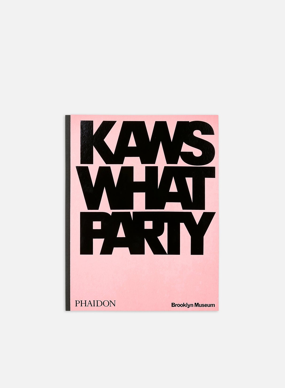 Phaidon Kaws: What Party, Black on Pink