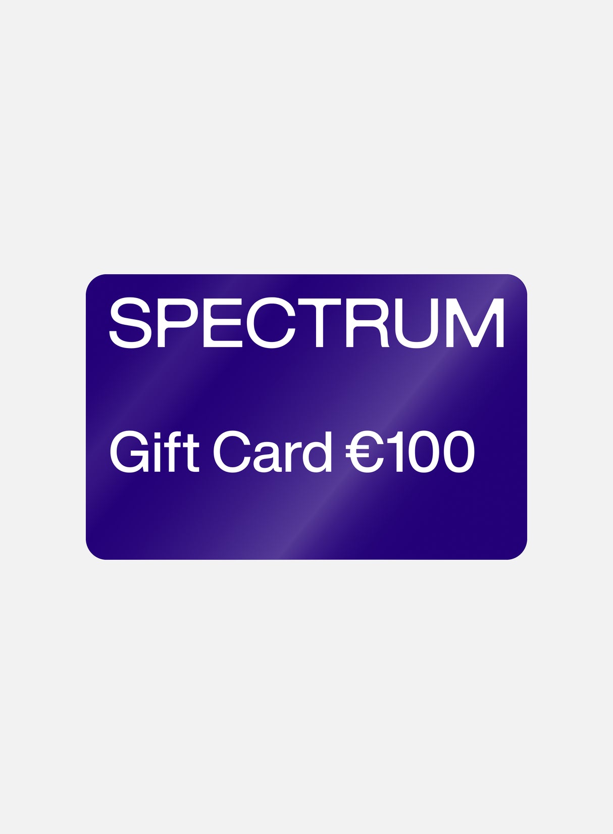 Spectrum Gift Card €100