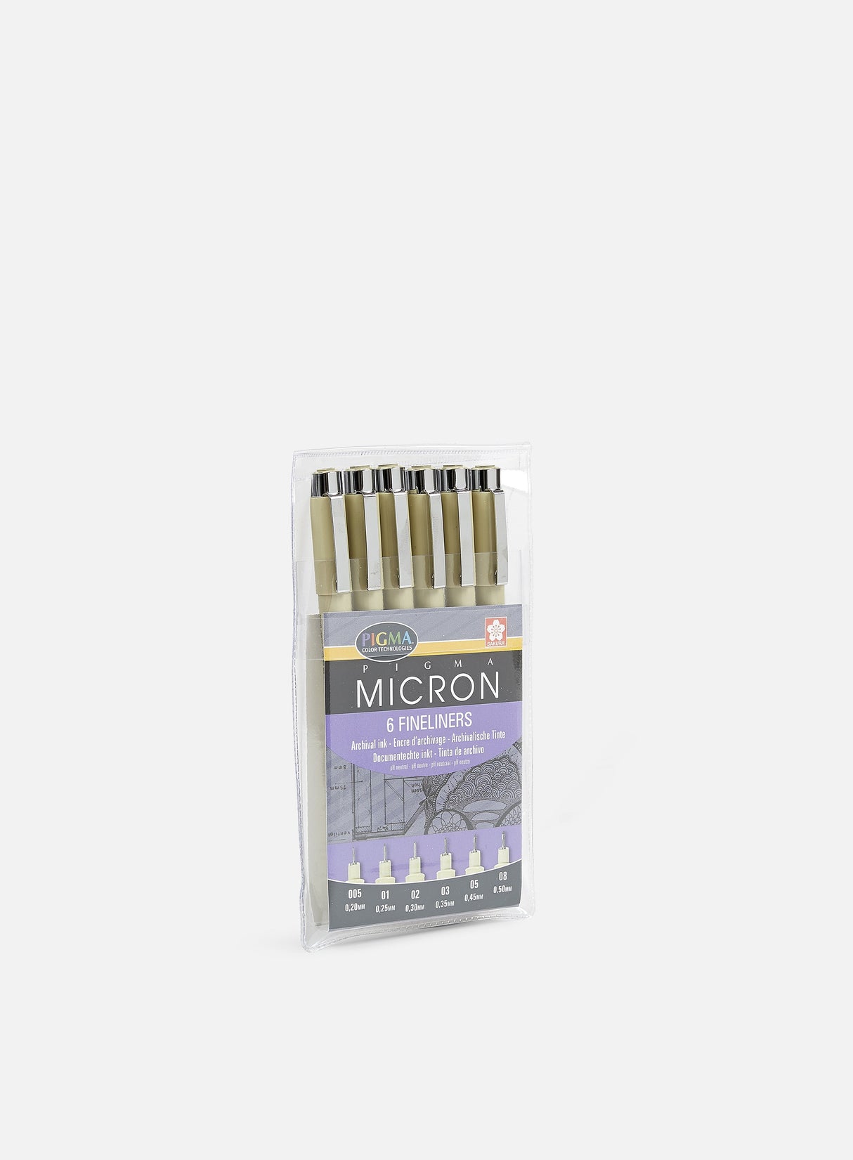 Sakura Pigma Micron Set 6 pz