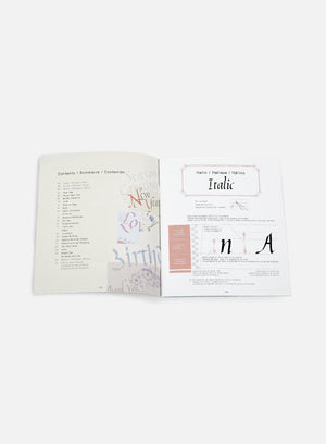 Zig A to ZIG Calligraphy Idea Book